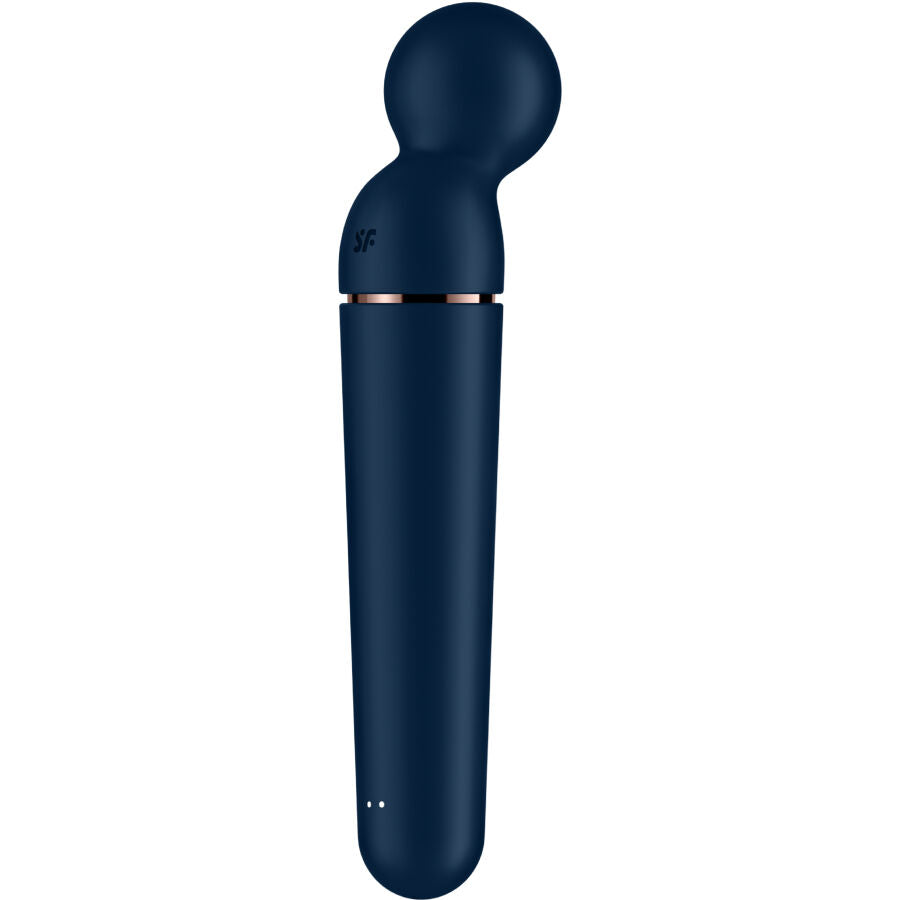 Satisfyer - massaggiatore vibratore planet wand-er blu