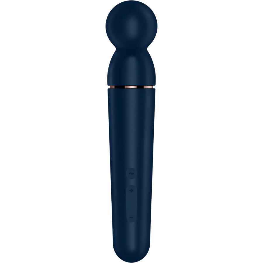 Satisfyer - massaggiatore vibratore planet wand-er blu