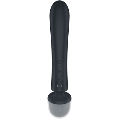 Vibreur rabbit Satisfyer Triple lover avec tête wand massager noir/gris