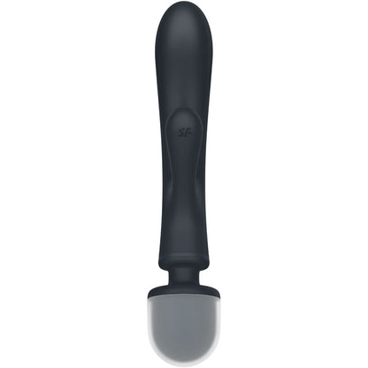 Vibreur rabbit Satisfyer Triple lover avec tête wand massager noir/gris