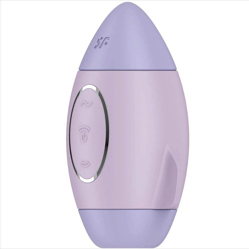 Satisfyer - mission control petit vibromasseur double impulsion lilas