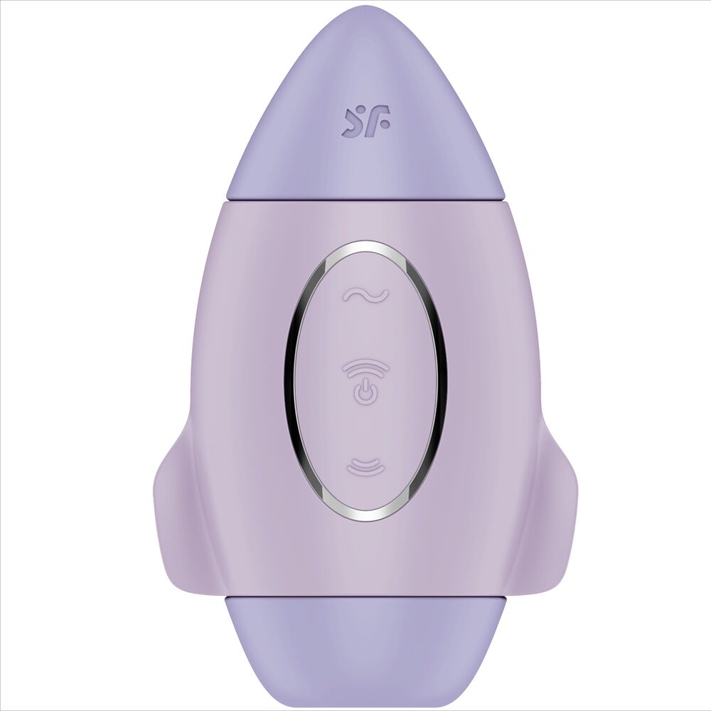 Satisfyer - mission control petit vibromasseur double impulsion lilas