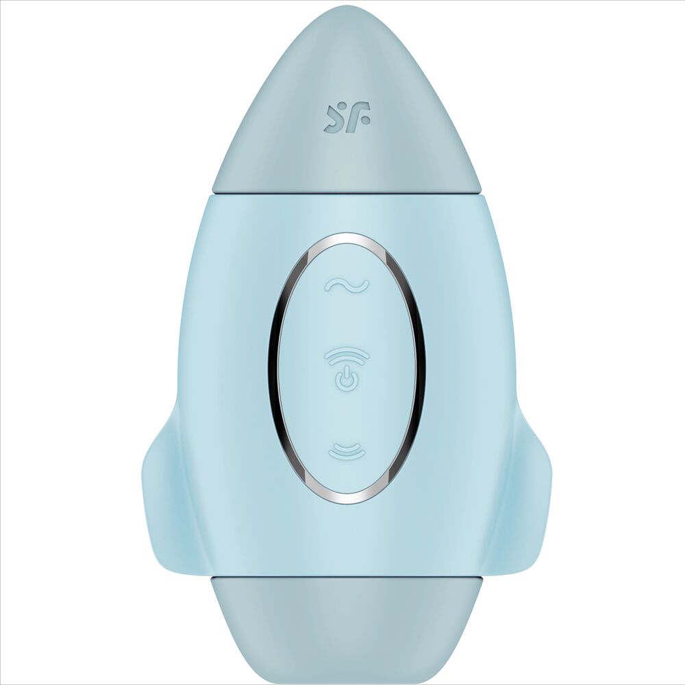 Satisfyer - vibromasseur double impulsion petit bleu mission control