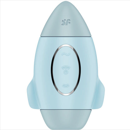 Satisfyer - vibromasseur double impulsion petit bleu mission control