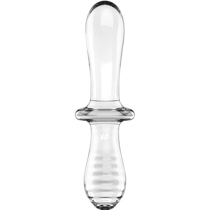 Satisfyer - dildo doppio cristallo trasparente