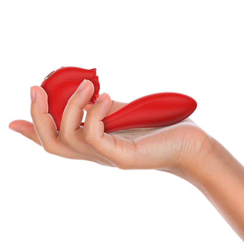 Vibromasseur + stimulateur de point G Selena Mia Rouge