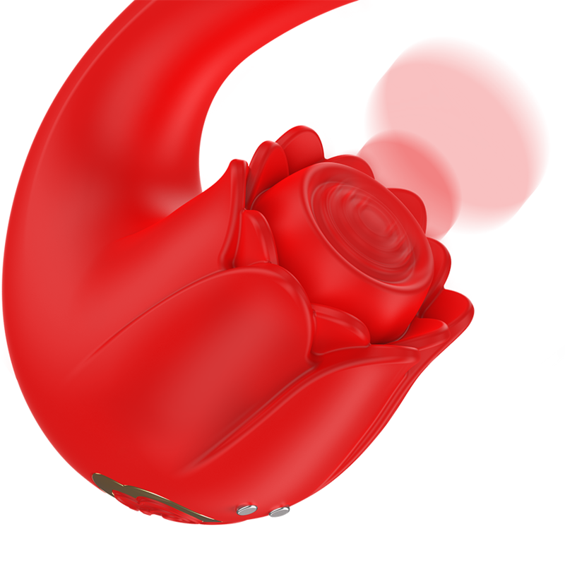 Vibromasseur + stimulateur de point G Selena Mia Rouge