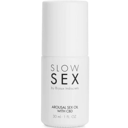 Bijoux slow sex - olio da massaggio sessuale con cbd 30 ml
