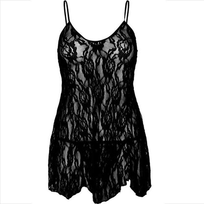 Leg avenue - chemise fiori di pizzo