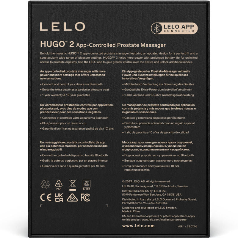 Lelo - massaggiatore prostatico hugo 2 verde