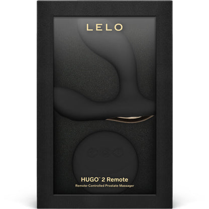 Lelo - massaggiatore prostatico telecomando hugo 2 nero