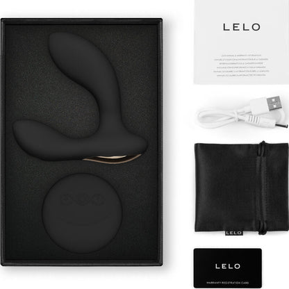 Lelo - massaggiatore prostatico telecomando hugo 2 nero