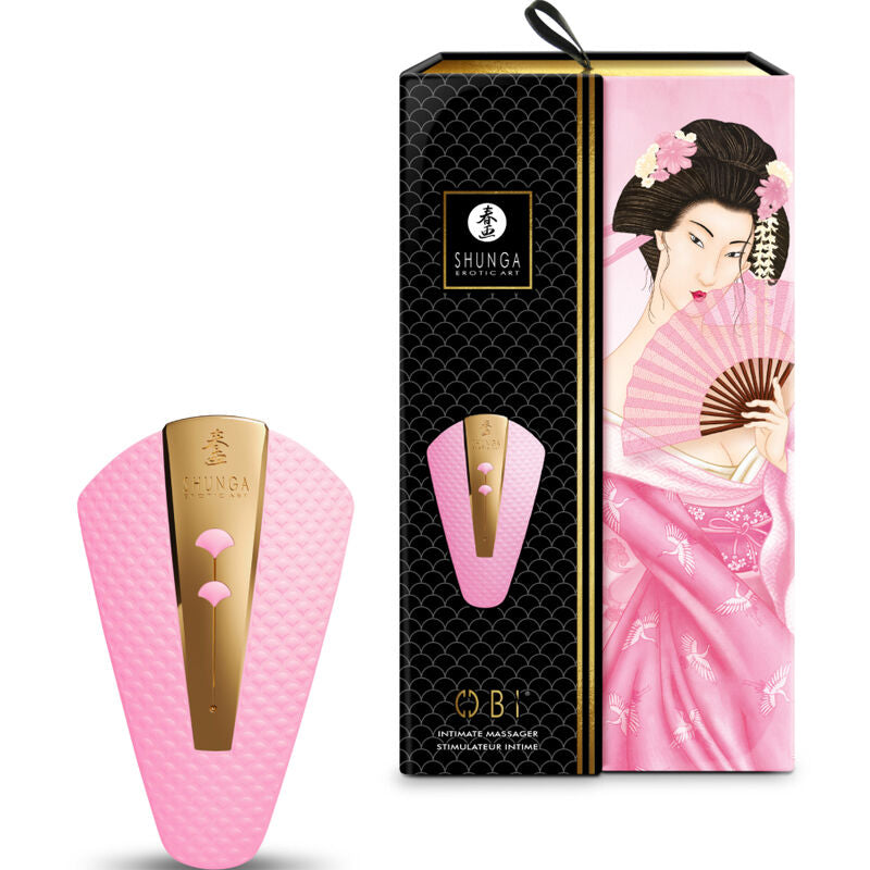 Shunga - massaggiatore intimo obi rosa