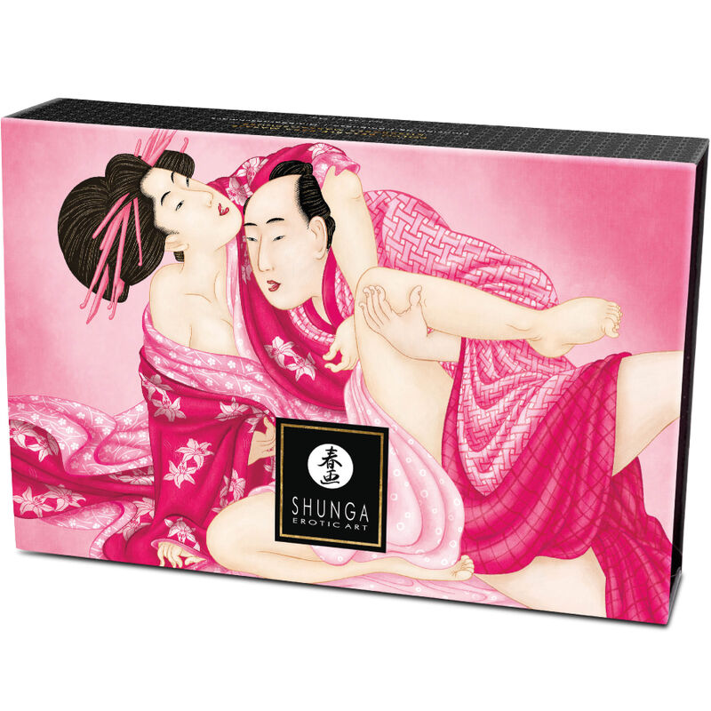 Shunga - kit polvere da massaggio alimentare lampone