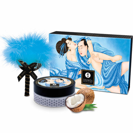 Shunga - kit polvere da massaggio al cocco alimentare