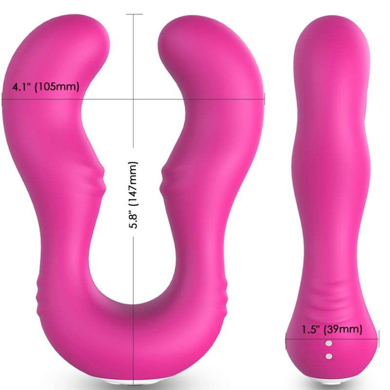 Armony - vibratore seraph doppio telecomando fucsia