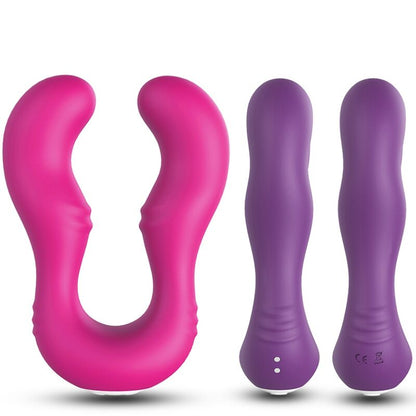 Armony - vibratore seraph doppio telecomando viola