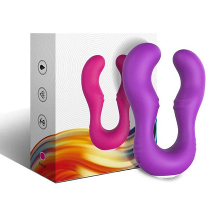 Armony - vibratore seraph doppio telecomando viola