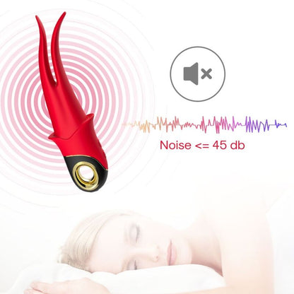 Armony - vibromasseur double tête rouge