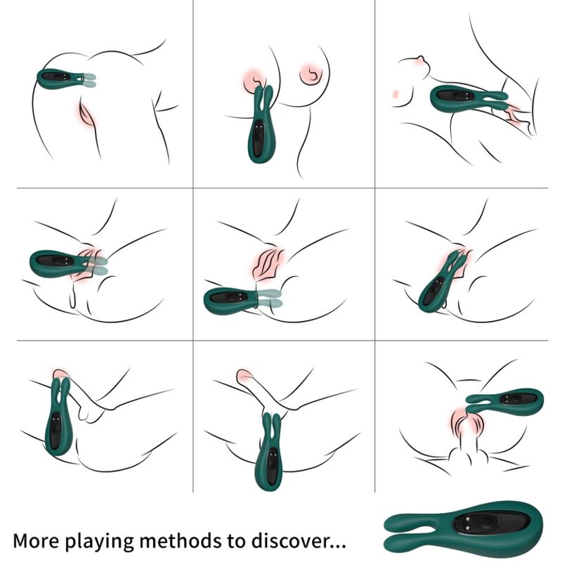Armony - stimolatore e vibratore coniglio verde