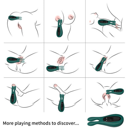 Armony - stimolatore e vibratore coniglio verde