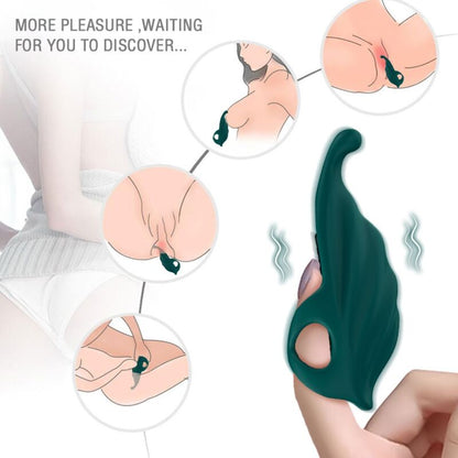 Armony - stimolatore e vibratore per dita verde