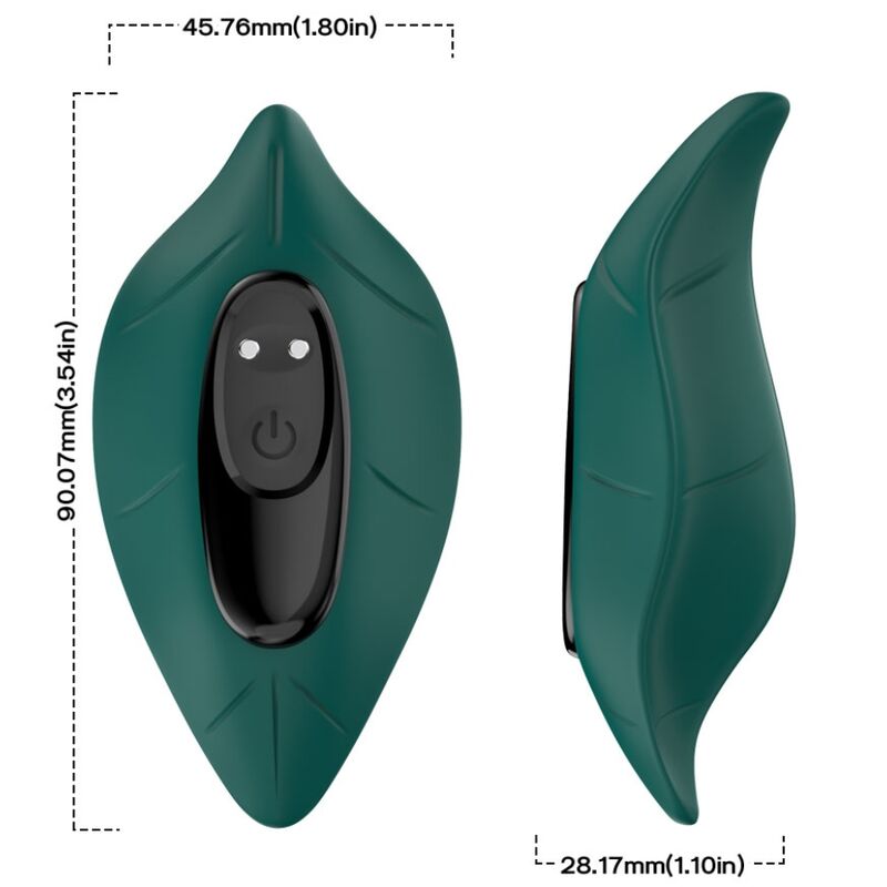 Armony - Télécommande stimulateur et vibromasseur vert