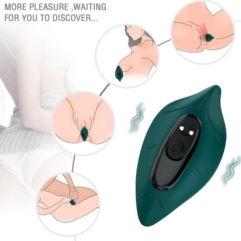 Armony - Télécommande stimulateur et vibromasseur vert