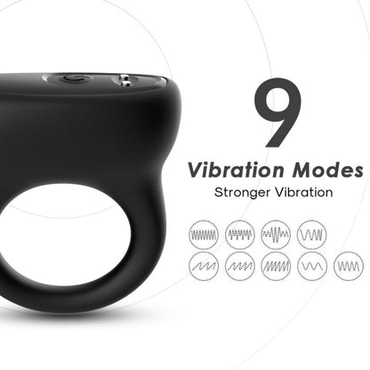 Armony - anillo vibrador negro