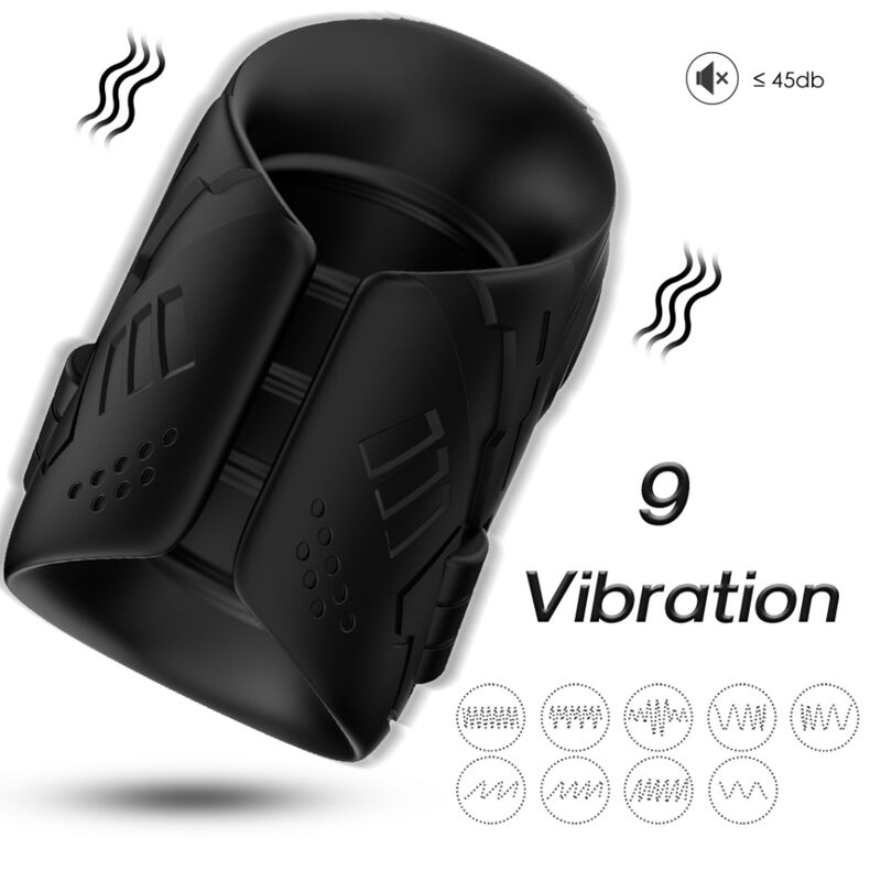Armony - masturbateur et vibromasseur noir
