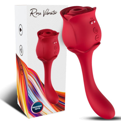 Vibratore+ Stimolatore Punto G Armony Roselover Rosso