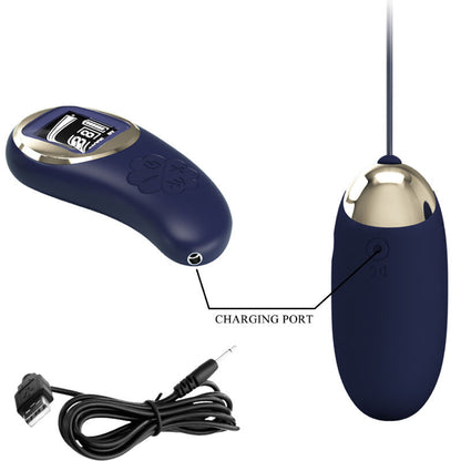 Pretty love - telecomando uovo vibrante mina blu