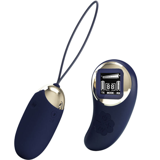 Pretty love - telecomando uovo vibrante mina blu