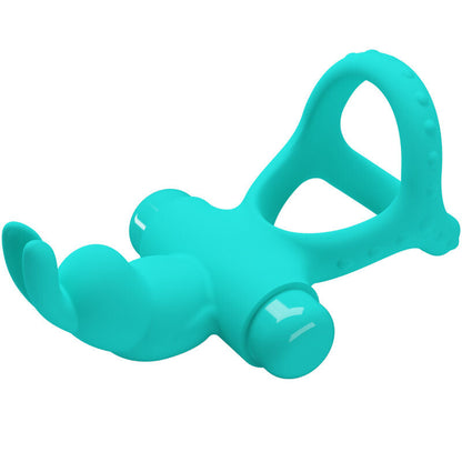 Pretty love - anneau vibrant lapin vert figgy