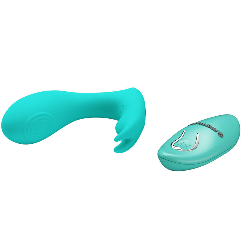 Pretty love - telecomando idabelle vibrazione e pulsazione blu