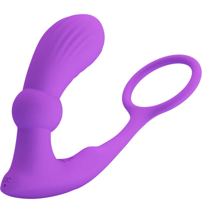 Pretty love - anneau anal et vibreur Warren violet