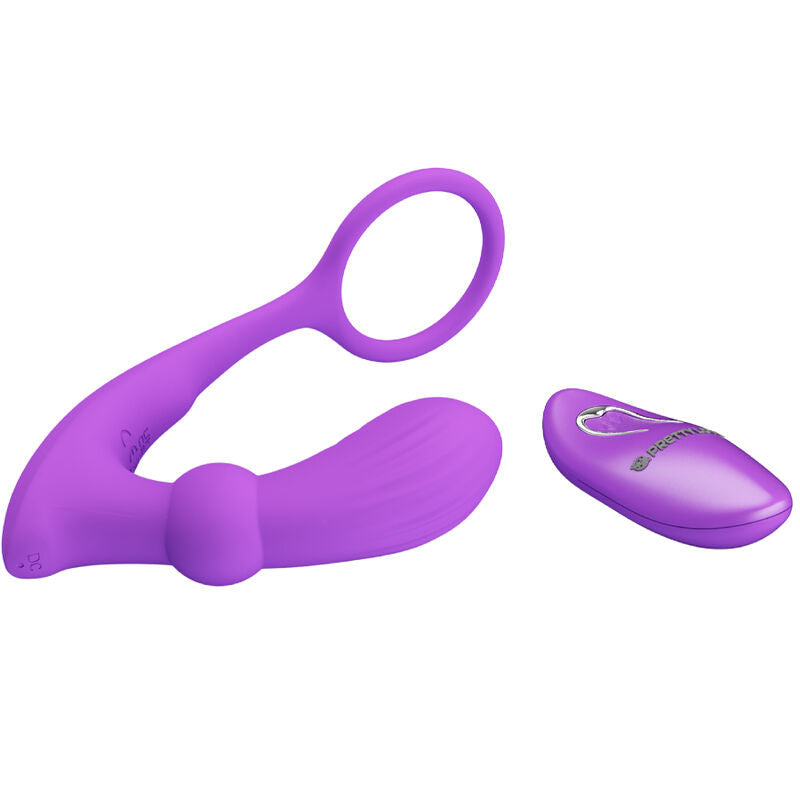 Pretty love - anneau anal et vibreur Warren violet