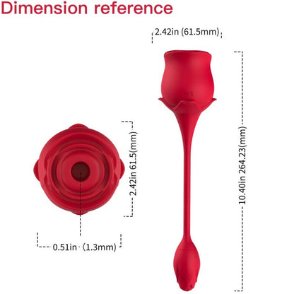 Vibrateur + Stimulateur Point G Armony Rose Vibrator Rouge