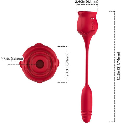 Vibratore + Stimolatore Punto G Armony Roseknigth Rosso