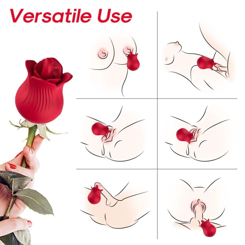 Armony - vibromasseur et stimulateur rose rouge