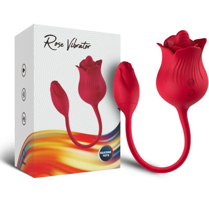 Armony - vibratore rosa con cola rosso