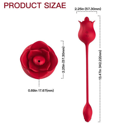 Armony - vibratore rosa con cola rosso