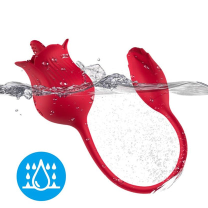 Armony - vibratore rosa con cola rosso