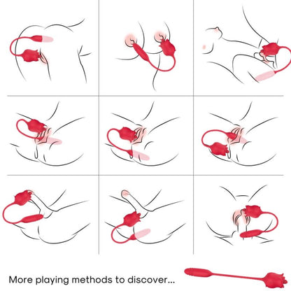 Armony - stimolatore e vibratore rosa cola rosso