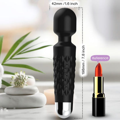 Armony - masseur & vibromasseur facteur tête flexible noir