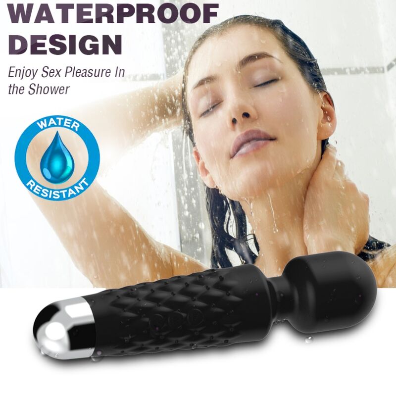 Armony - masseur & vibromasseur facteur tête flexible noir