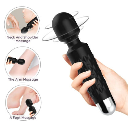 Armony - masseur & vibromasseur facteur tête flexible noir