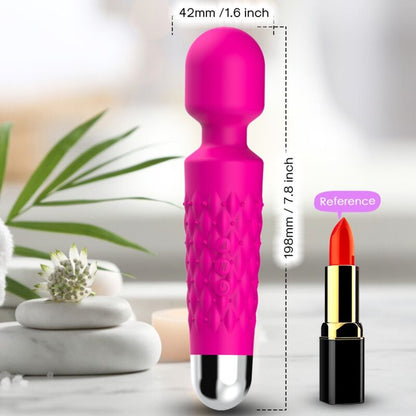 Armony - masseur et vibromasseur tête flexible fuchsia