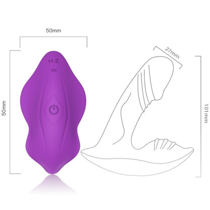 Armony - vibratore fischietto introducibile telecomando viola