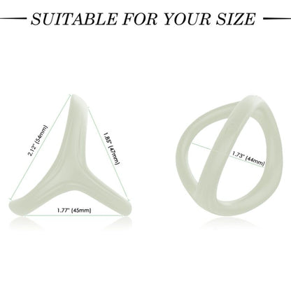 Armony - anello tresor doppio in silicone luminoso